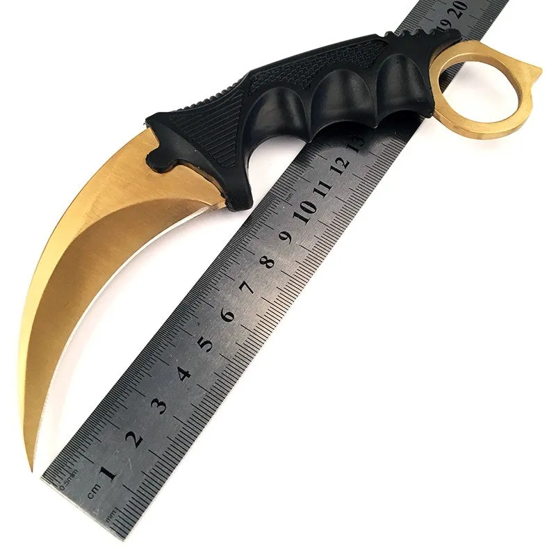 Karambit Fixed Blade Talon Prop Blunt Knife