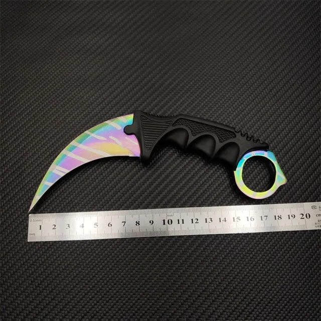 Karambit Fixed Blade Talon Prop Blunt Knife
