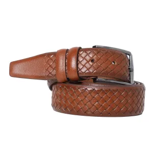 Light Brown Casual Hand-Crafted Designed Belt