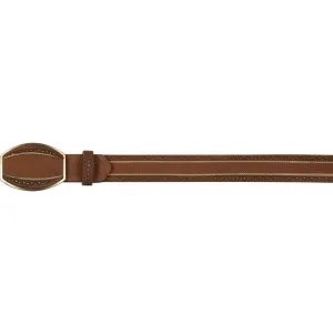 Los Altos Nobuck Genuine Leather Laser Design Casual Belt Shedron