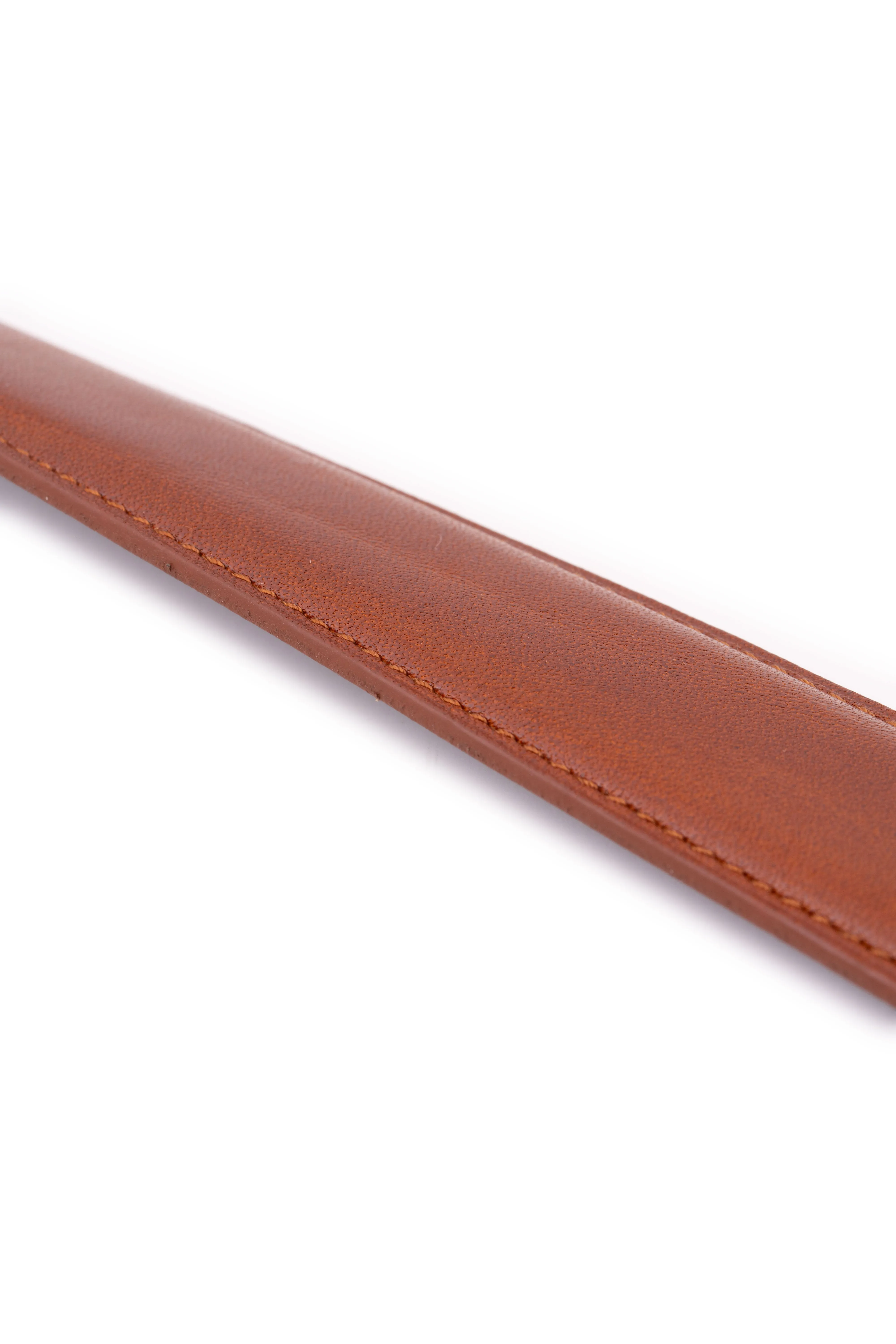 Medium Brown Vegetable Tanned Leather Belt
