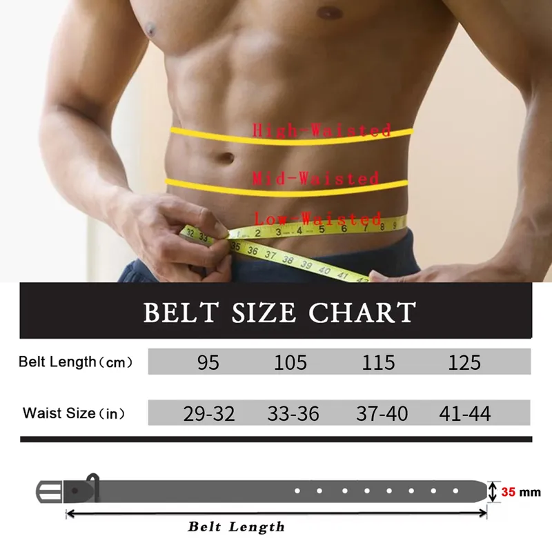 Men's Leather Casual Dress Belt with Classic Buckle and Style