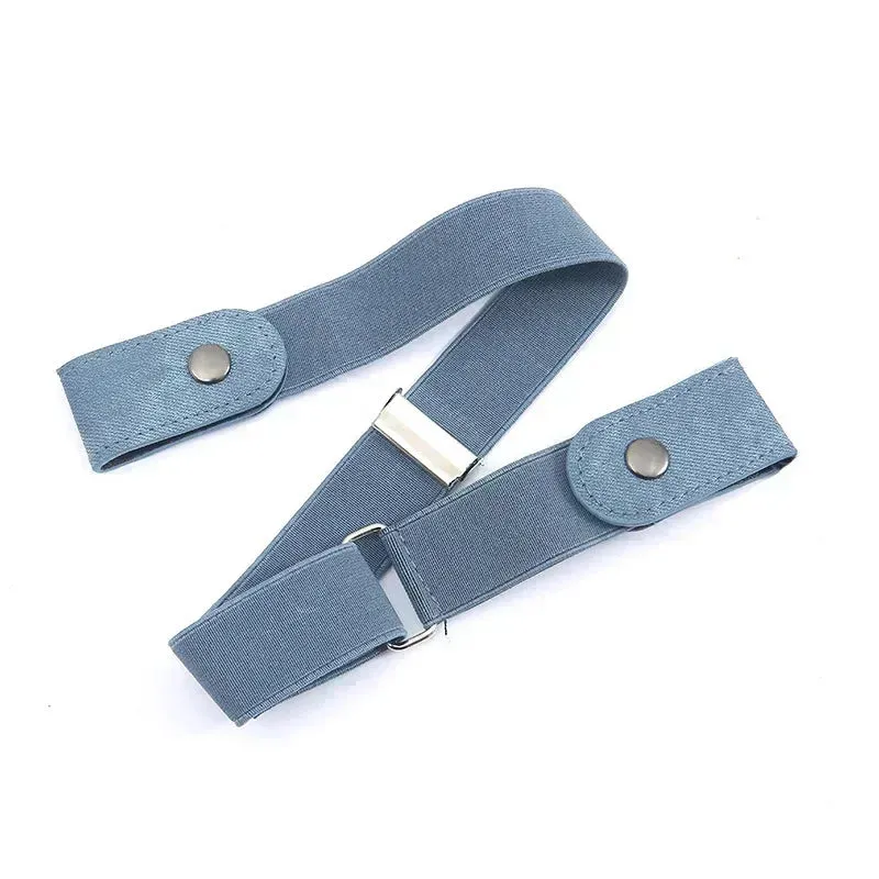 New Adjustable Stretch Elastic Waist Band Invisible Belt Buckle-Free Belts for Women Men Jean Pants Dress No Buckle Easy To Wear