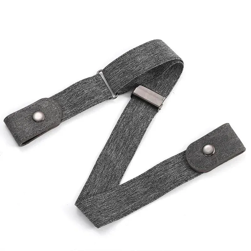 New Adjustable Stretch Elastic Waist Band Invisible Belt Buckle-Free Belts for Women Men Jean Pants Dress No Buckle Easy To Wear