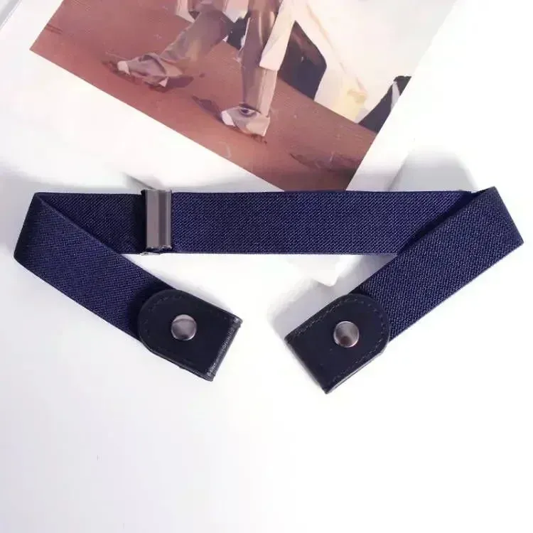 New Adjustable Stretch Elastic Waist Band Invisible Belt Buckle-Free Belts for Women Men Jean Pants Dress No Buckle Easy To Wear