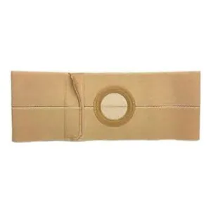 Nu-Hope Nu-Form™ Support Belt, 3-1/8'' Center Stoma, 6'' Wide, Prolapse Strap, Small (28'' to 32'' Waist), Beige