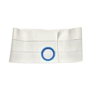Nu-Hope Support Belt, Original Flat Panel, 3-1/8" Stoma, 6" Wide, Right, 1" From Bottom, Prolapse Strap, Medium (32" to 36" Waist)