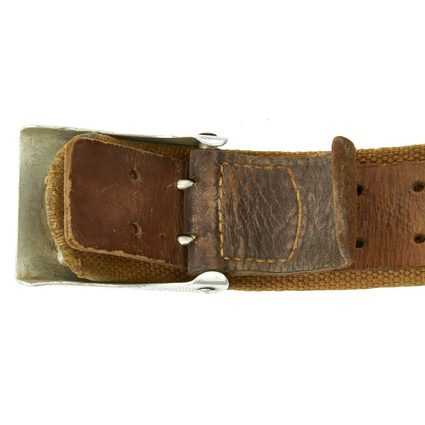 Original German WWII Luftwaffe Deutsches Afrikakorp DAK Hate Belt with Buckle