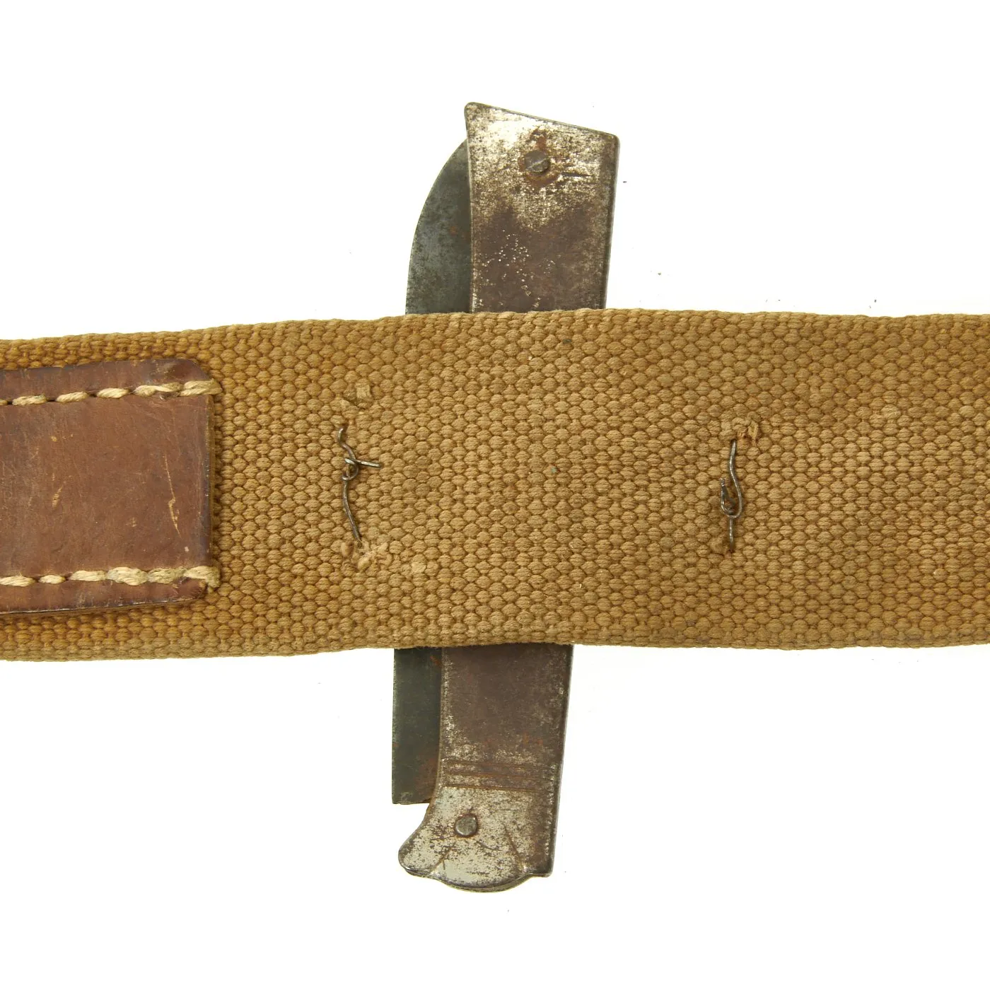 Original German WWII Luftwaffe Deutsches Afrikakorp DAK Hate Belt with Buckle