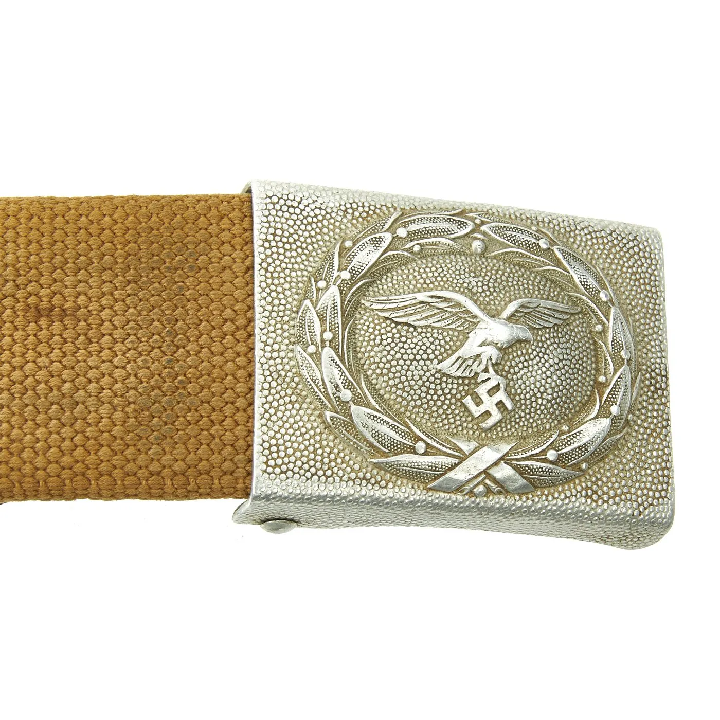 Original German WWII Luftwaffe Deutsches Afrikakorp DAK Hate Belt with Buckle