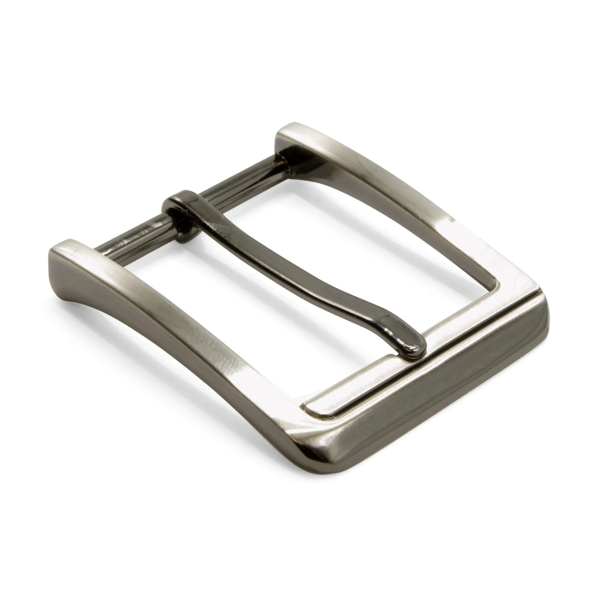 Ridge Front Rectangular Prong Buckle 35mm