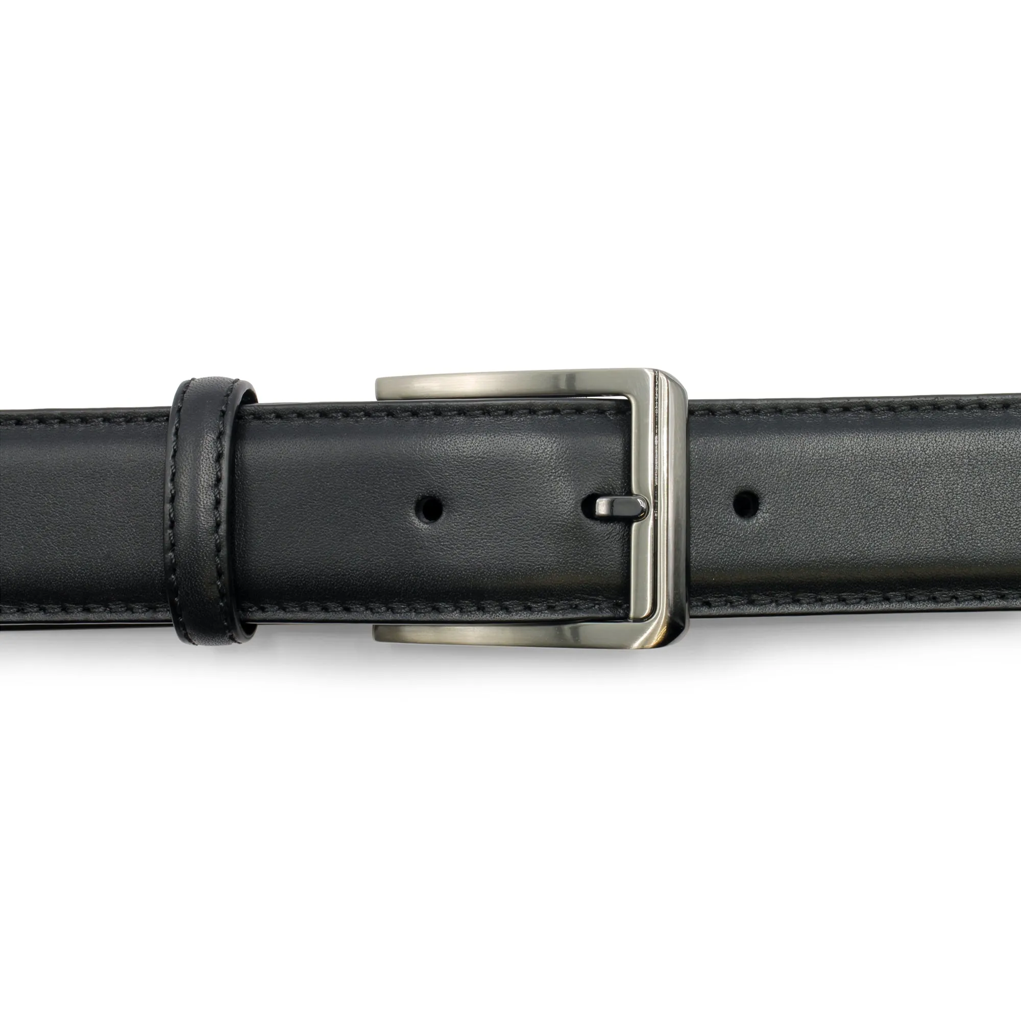 Ridge Front Rectangular Prong Buckle 35mm