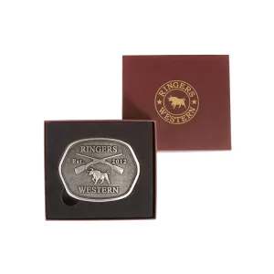 Ringers Western Bandit Belt Buckle - Silver