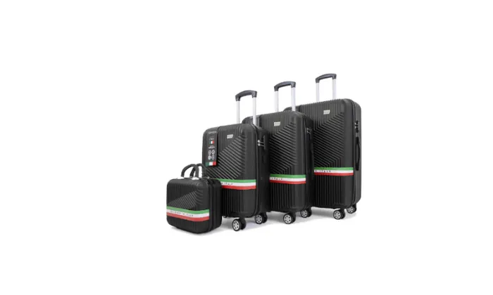Roma Hardshell Luggage Set With TSA Lock and Protective Cover