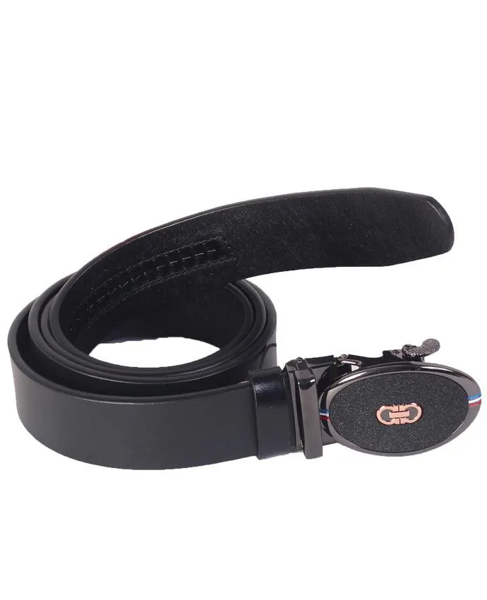 Salvatore Ferragamo Black Leather Belt
