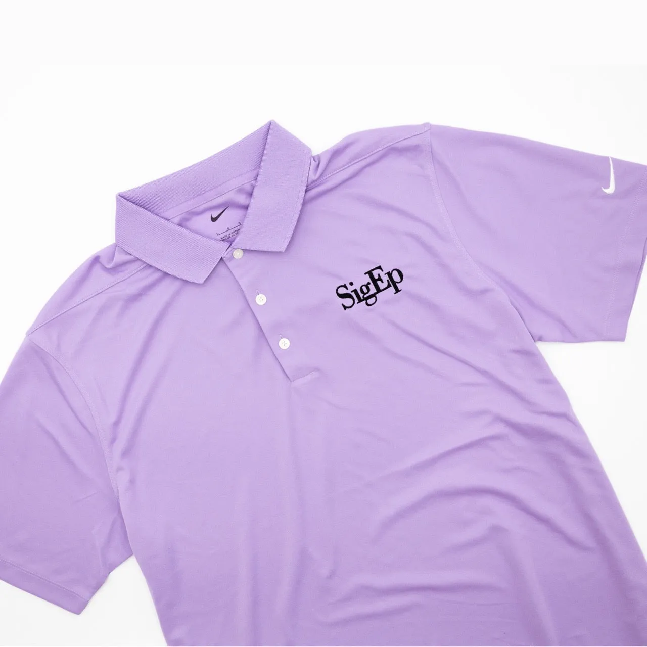SigEp Violet Logo Polo by Nike