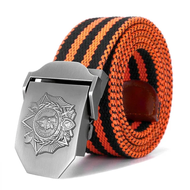 Soviet Alexander Nevsky Badge 3D Canvas Belt