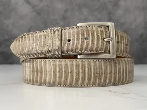 Spitting Back Cut Cobra Belt: Natural