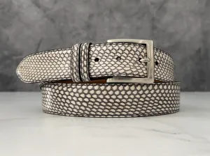 Spitting Cobra Front Cut Belt: Natural