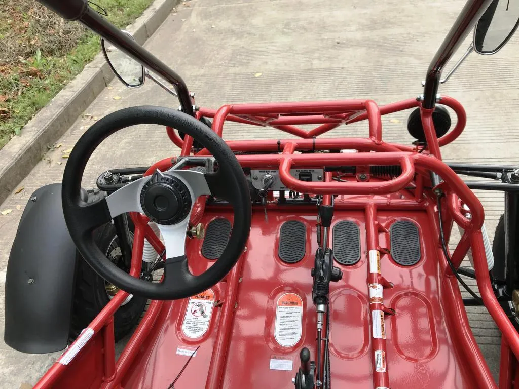 Trailmaster 200E XRS EFI Buggy / Go Kart Full Size youth Adult Off road Go Kart, Adjustable Seat, Independent Front Suspension, Double A Arms,