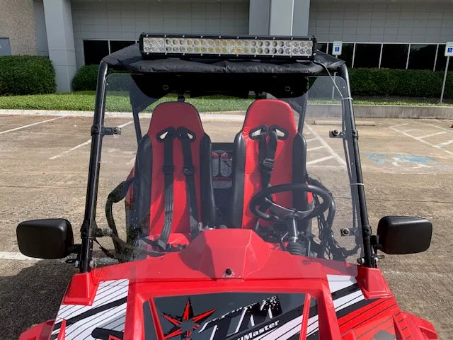 TrailMaster Challenger 200EX EFI UTV Deluxe, Windshield, Push Bar, Chrome Rims, Light bar included