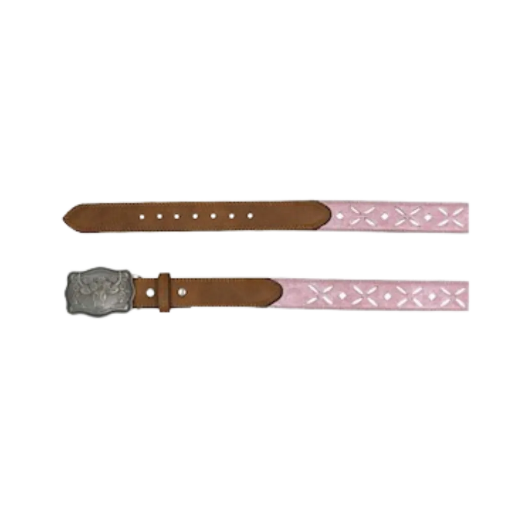 Trenditions Catchfly Women's Pink Metallic Belt