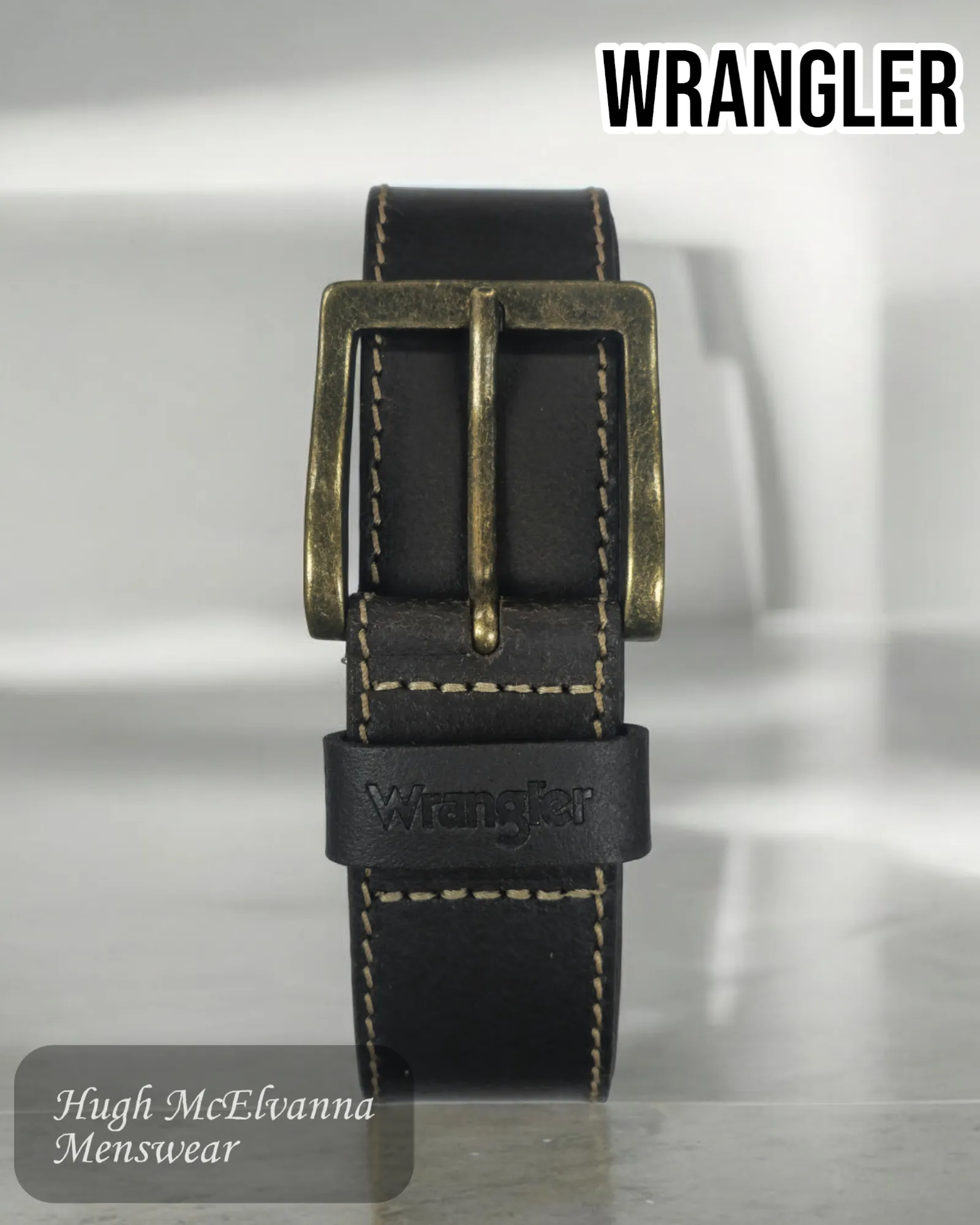 Wrangler Leather Belt - W0081US