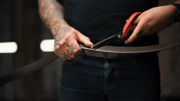 X4 BUCKLE | BUFFALO LEATHER GUN BELT 1.5"